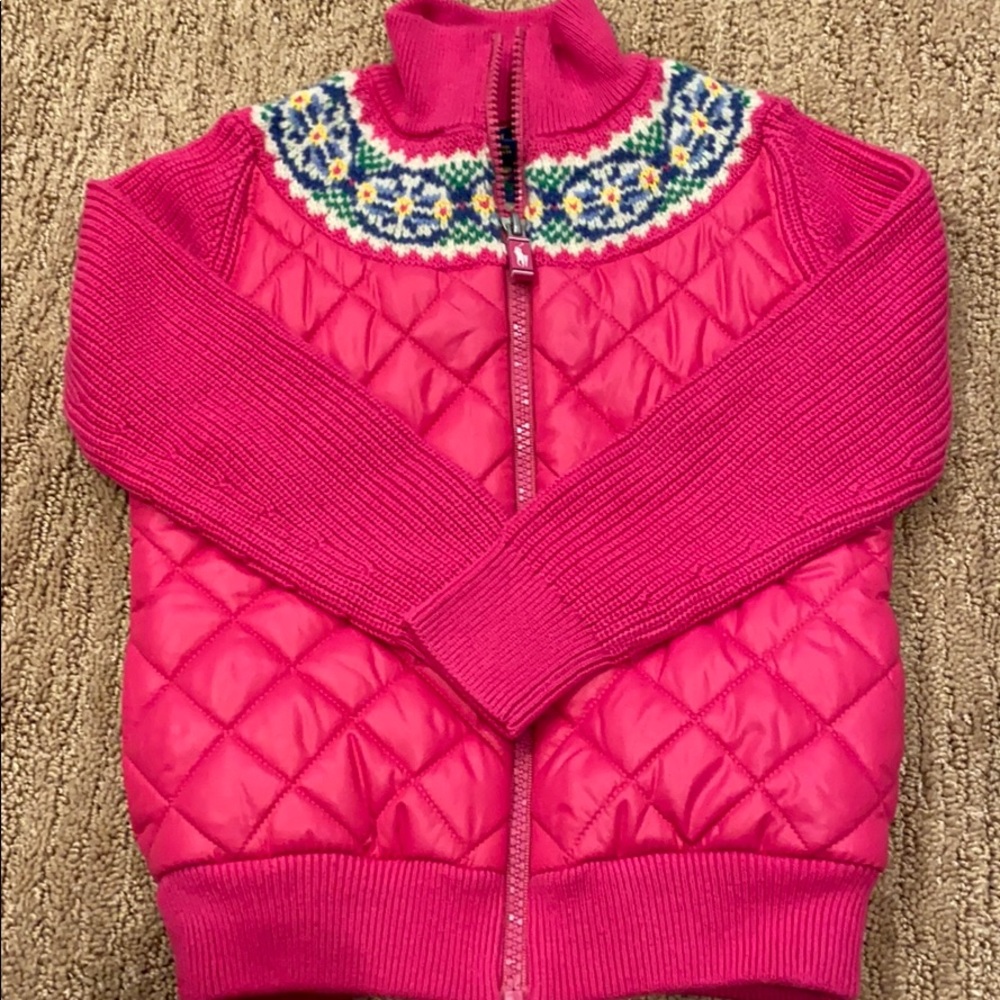 Girls POLO puffer sweater